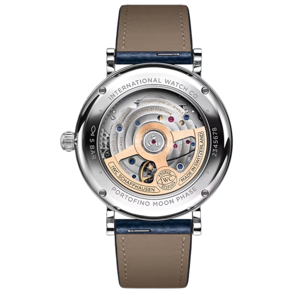 ZEGAREK IWC SCHAFFHAUSEN PORTOFINO AUTOMATIC MOON PHASE 37