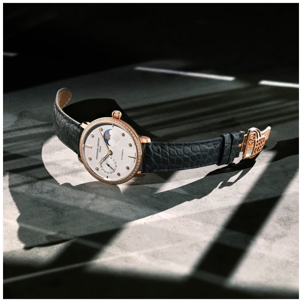 ZEGAREK FREDERIQUE CONSTANT MANUFACTURE SLIMLINE LADIES MOONPHASE