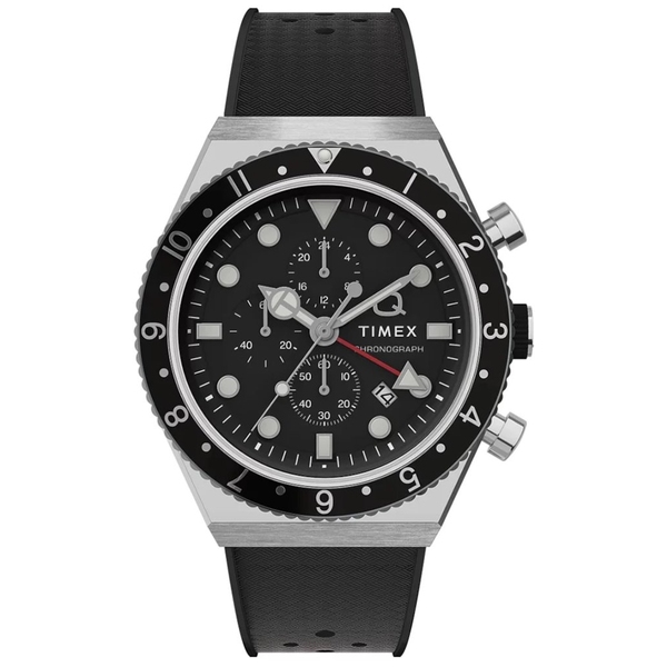 ZEGAREK TIMEX Q TIMEX THREE TIME ZONE CHRONOGRAPH