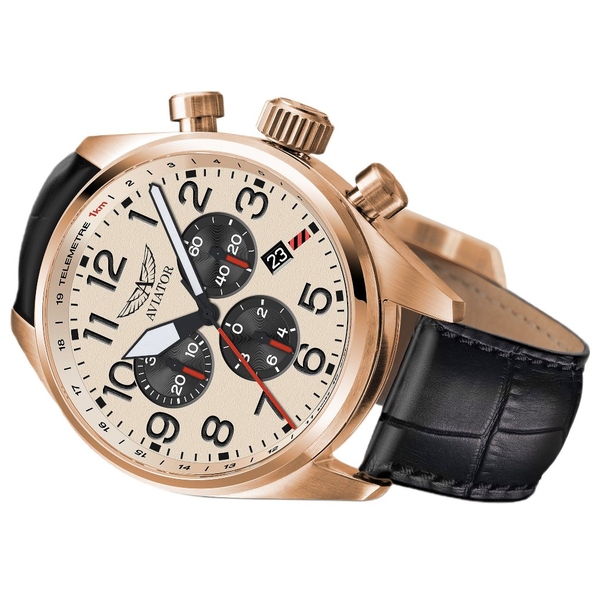 ZEGAREK AVIATOR AIRACOBRA P45 CHRONOGRAPH