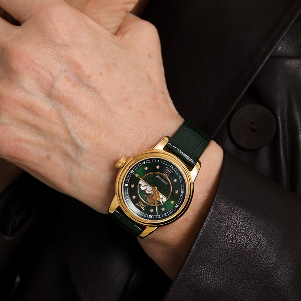 ZEGAREK AVIATOR DOUGLAS MOONFLIGHT DIAMOND POLISH EDITION
