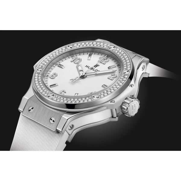 ZEGAREK HUBLOT BIG BANG STEEL WHITE DIAMONDS