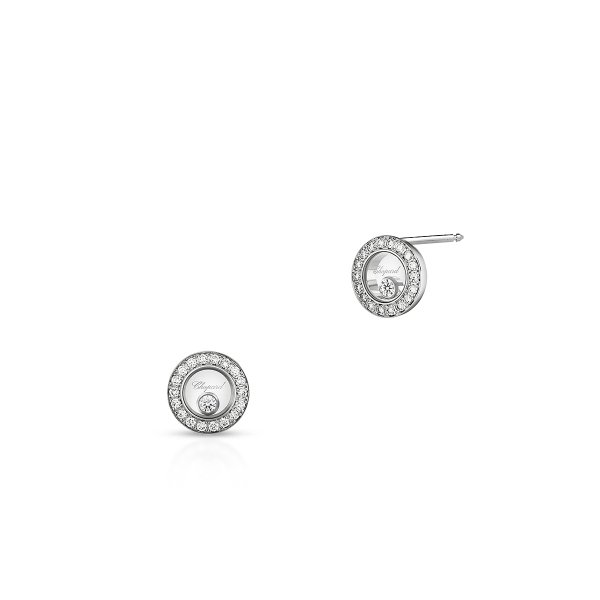 Kolczyki białe złoto HAPPY DIAMONDS CHOPARD