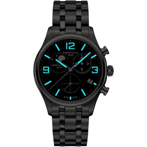 ZEGAREK CERTINA DS-8 CHRONOGRAPH MOON PHASE