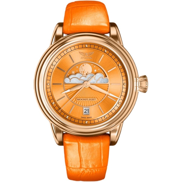 ZEGAREK AVIATOR DOUGLAS MOONFLIGHT