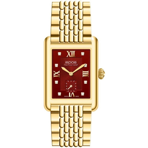 ZEGAREK EPOS QUARTZ LADY SQUARE DIAMONDS
