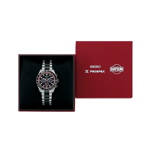 ZEGAREK SEIKO PROSPEX SPEEDTIMER SOLAR CHRONOGRAPH X DATSUN LIMITED EDITION