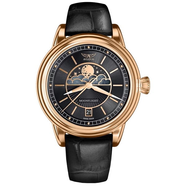 ZEGAREK AVIATOR DOUGLAS MOONFLIGHT