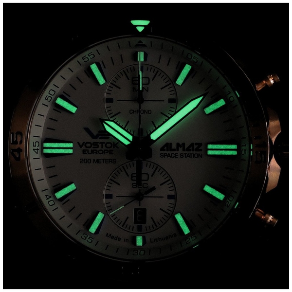 ZEGAREK VOSTOK EUROPE ALMAZ SPACE STATION CHRONO