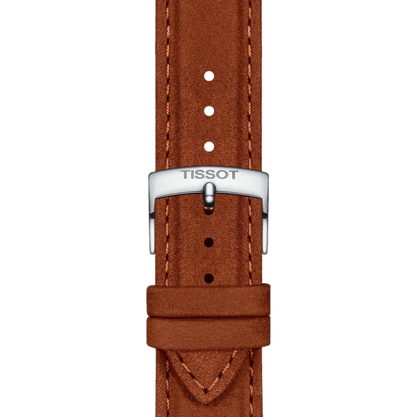Tissot brązowy pasek skórzany 21 mm