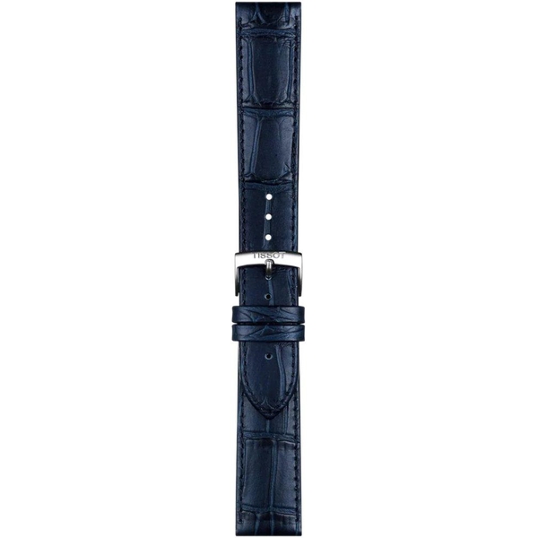 Skórzany niebieski pasek Tissot 20 mm