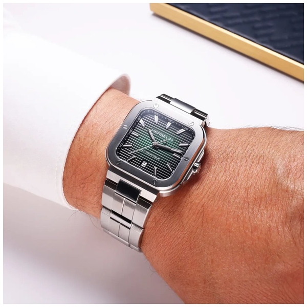 ZEGAREK HERBELIN CAP CAMARAT SQUARE AUTOMATIC