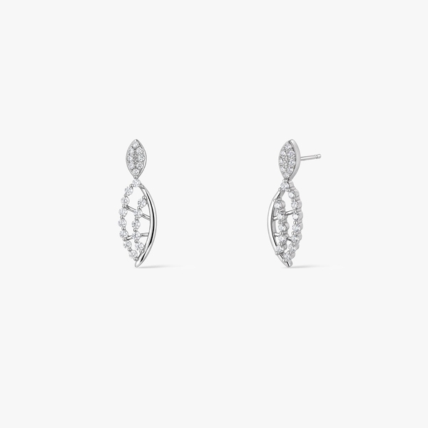 Kolczyki srebrne z cyrkoniami