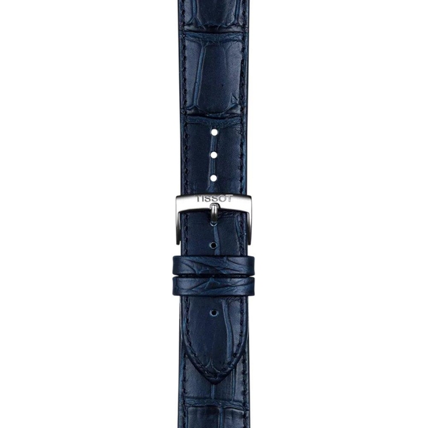 Skórzany niebieski pasek Tissot 20 mm