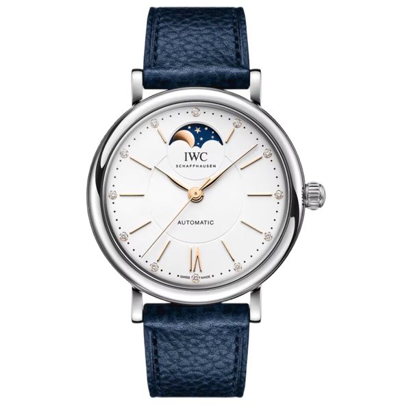 ZEGAREK IWC SCHAFFHAUSEN PORTOFINO AUTOMATIC MOON PHASE 37