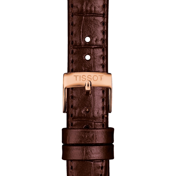 Tissot brązowy pasek skórzany 15 mm