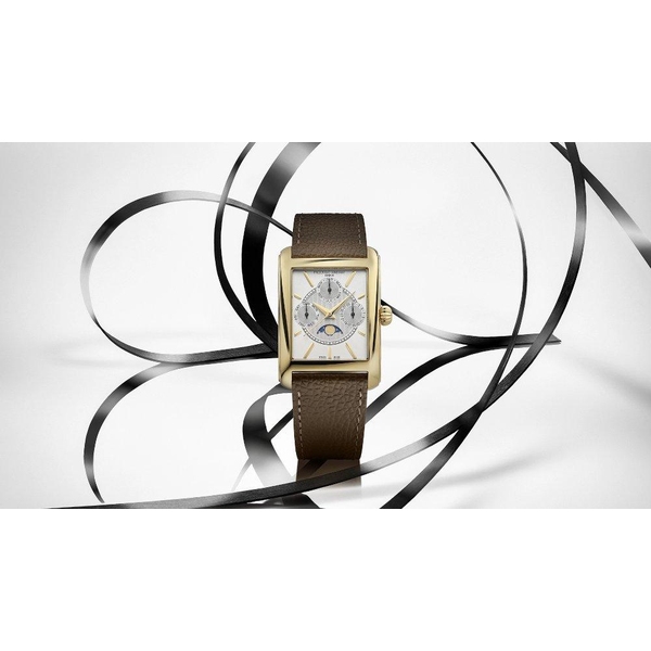 ZEGAREK FREDERIQUE CONSTANT CLASSICS CARREE CALENDAR MOONPHASE