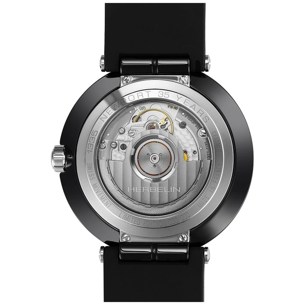 ZEGAREK HERBELIN NEWPORT CERAMIC 35TH ANNIVERSARY LIMITED EDITION