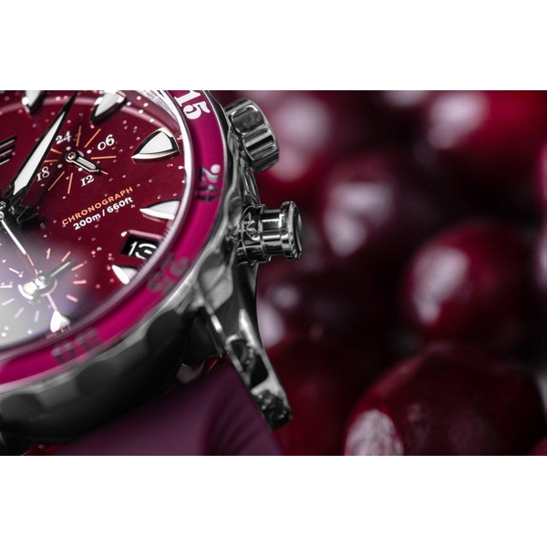 ZEGAREK VOSTOK EUROPE UNDINE CRANBERRY CHRONO SET