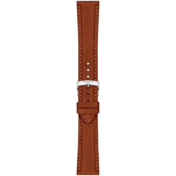 Skórzany brązowy pasek Tissot 21 mm