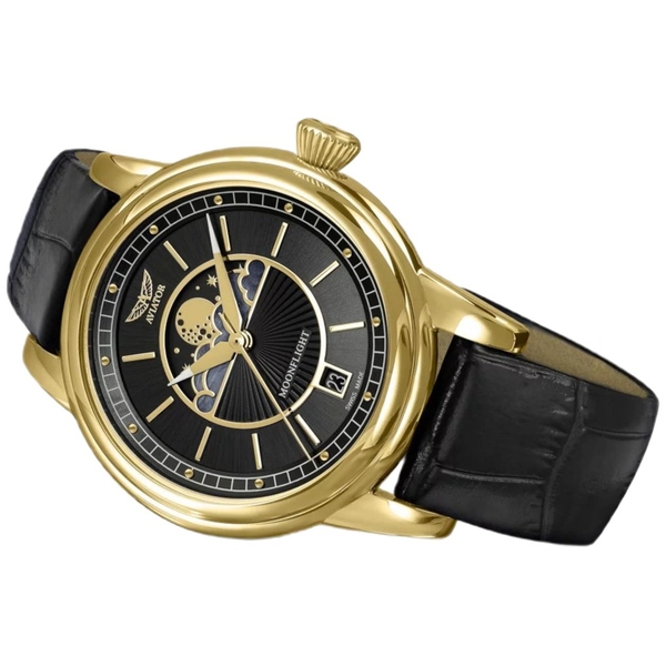 ZEGAREK AVIATOR SWISS Moonflight