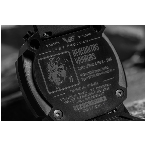 ZEGAREK VOSTOK EUROPE SYSTEMA PERIODICUM BENEDIKTAS VANAGAS DAKAR EDITION