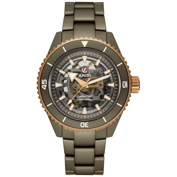 ZEGAREK RADO CAPTAIN COOK HIGH-TECH CERAMIC SKELETON