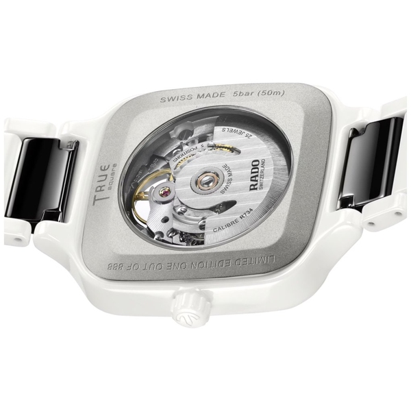 ZEGAREK RADO TRUE SQUARE AUTOMATIC OPEN HEART DIAMONDS LIMITED EDITION