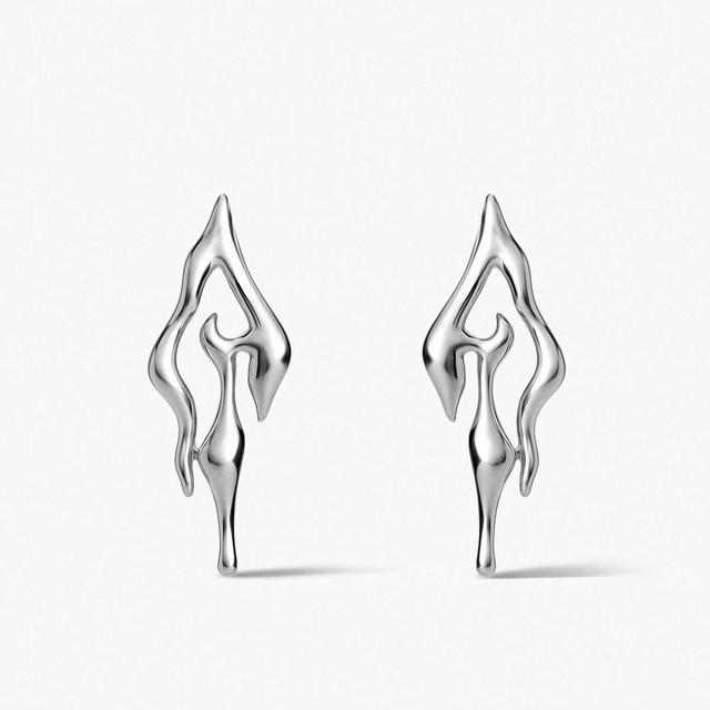 Kolczyki srebrne Modern