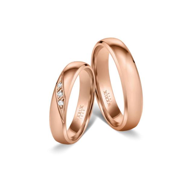 Obrączka złota CATEDRALE damska