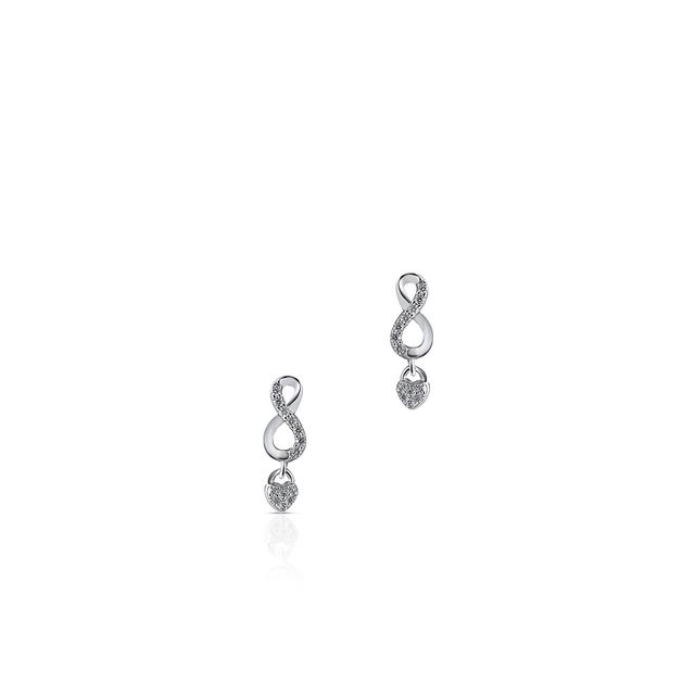 Kolczyki srebrne z cyrkoniami