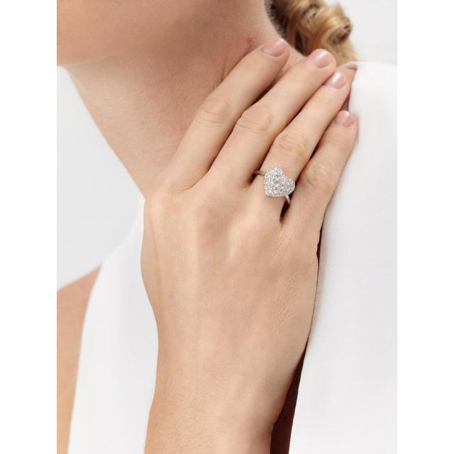 Pierścionek srebrny z cyrkoniami Emblems