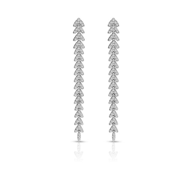 Kolczyki białe złoto z brylantami