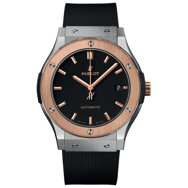 ZEGAREK HUBLOT Classic Fusion Titanium King Gold