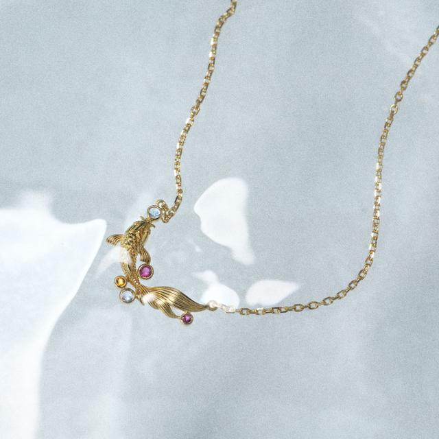 Naszyjnik srebrny KOI