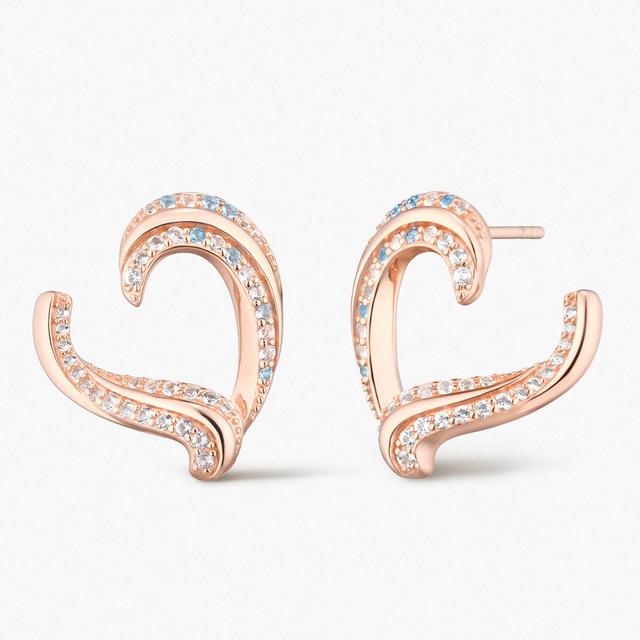 Kolczyki srebrne Balerina