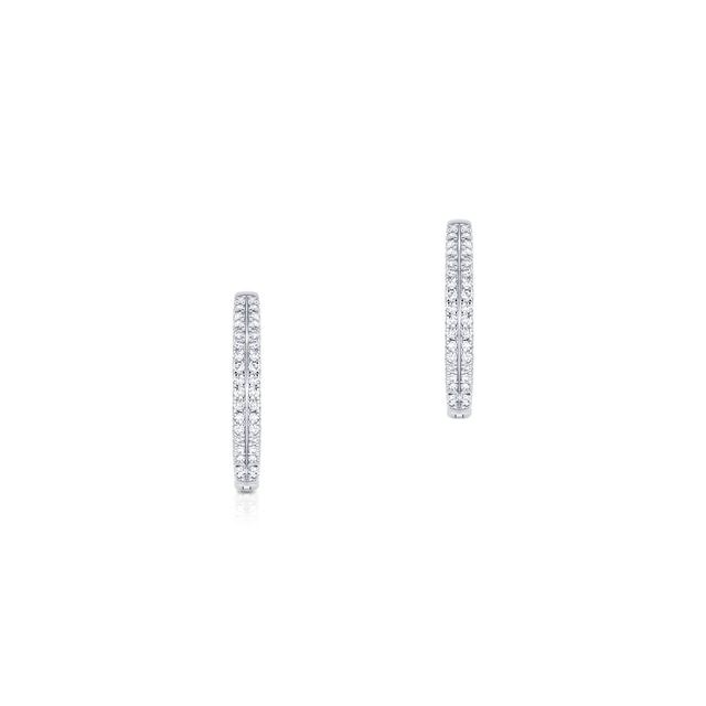 Kolczyki złote z diamentami