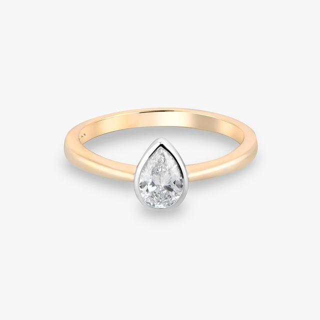 Pierścionek złoty z diamentami Nuova