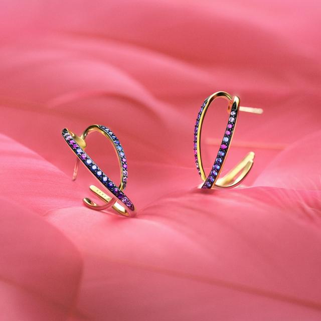 Kolczyki srebrne Preludium Paradise Birds