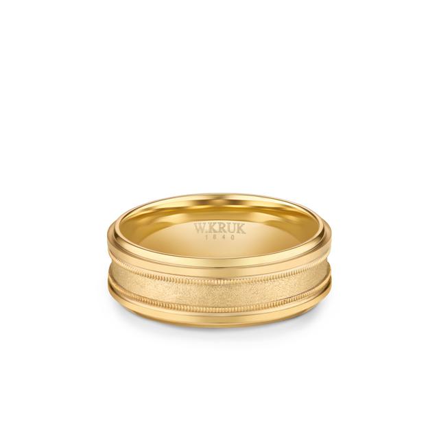 Obrączka złota SEMEIO