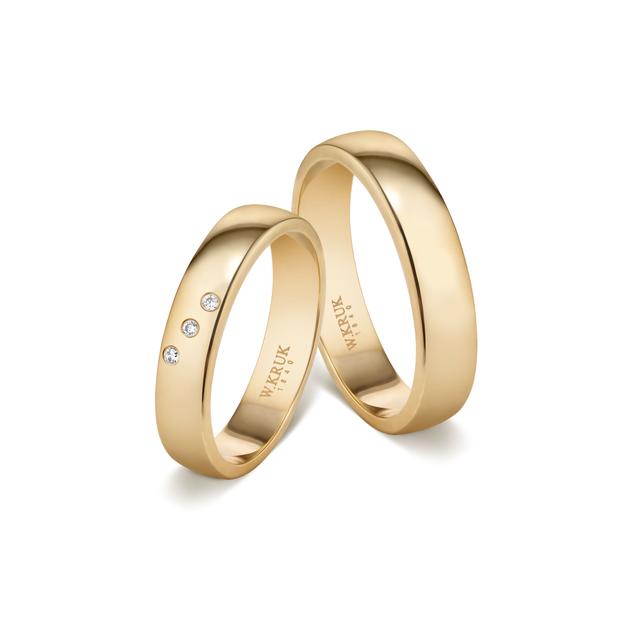 Obrączka złota ESPERA damska