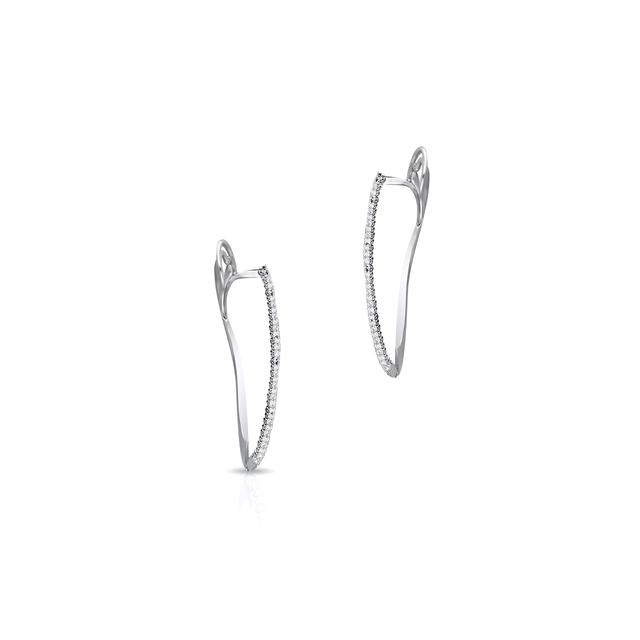 Kolczyki białe złoto RECARLO