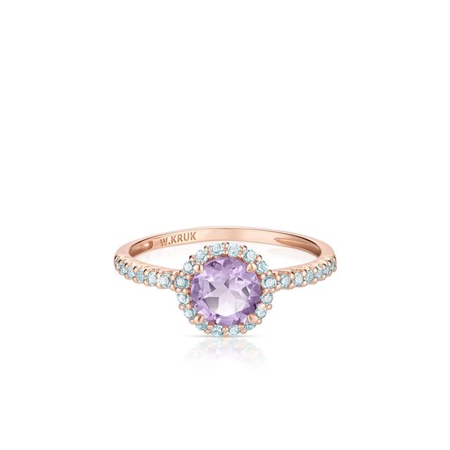 Pierścionek złoty Maria Antonina