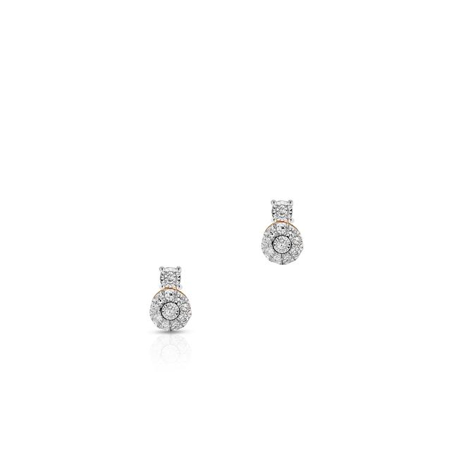 Kolczyki złote z diamentami W.KRUK