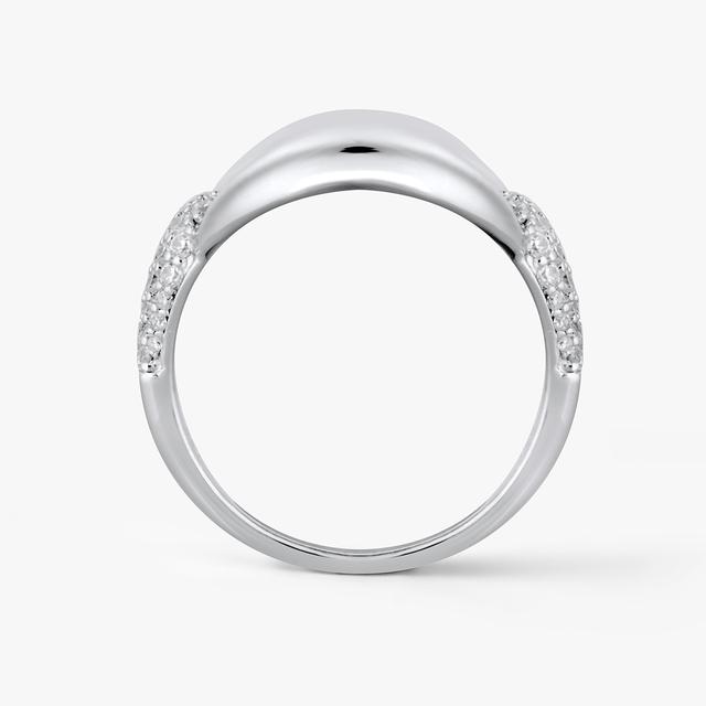 Pierścionek srebrny z cyrkoniami