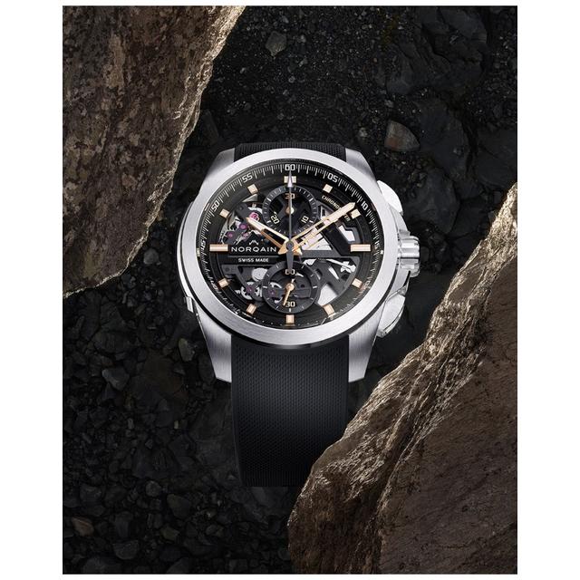 ZEGAREK NORQAIN INDEPENDENCE SKELETON CHRONOGRAPH