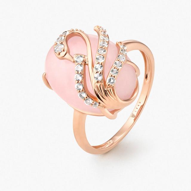 Pierścionek złoty Balerina