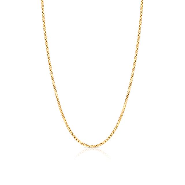 Łańcuszek srebrny pozłacany żmijka