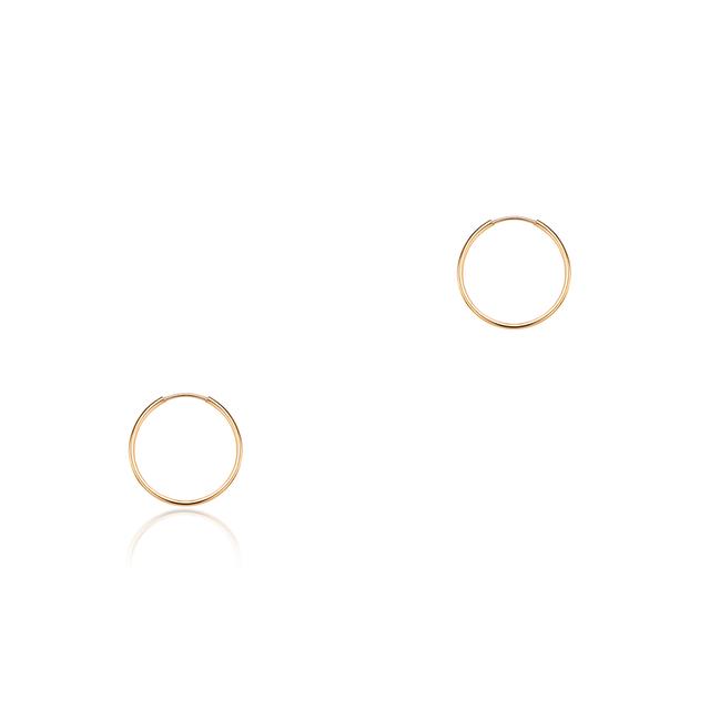 Kolczyki złote koła