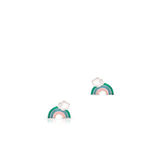 Kolczyki srebrna tęcza